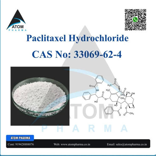 Paclitaxel Hydrochloride Api Powder Cas No: 33069-62-4