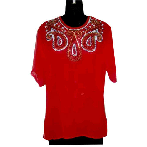 Red Ladies Fancy Top