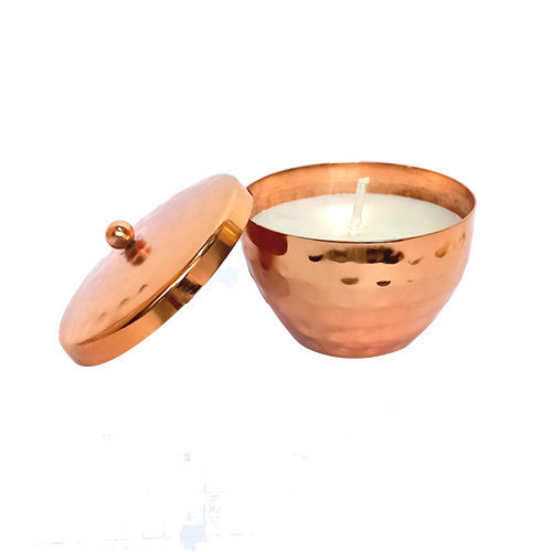 White Copper Candle Stand