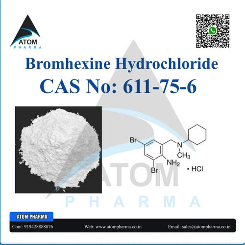 Bromhexine Hydrochloride Api Powder Cas No: 611-75-6