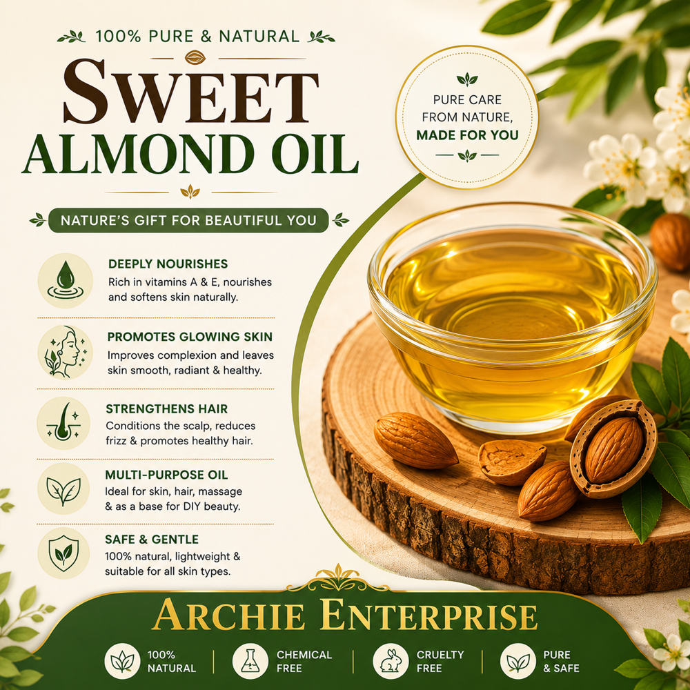 Almond Sweet Oil - Additives: No Added Chemicals / None