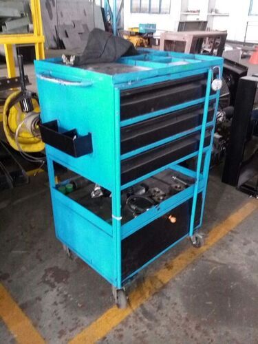 Blue & Black Tools Box Trolley