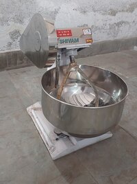 Atta Kneader Machine - Stainless Steel, 1HP Motor, 240V, Silver | Semi-Automatic, Detachable Drum, Low Power Consumption, Time-Saving Kitchen Equipment