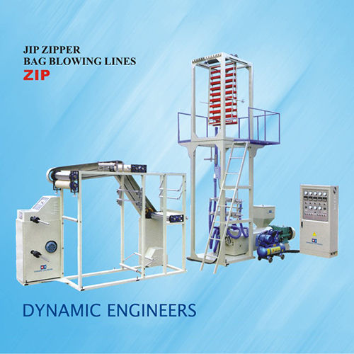 Semi Automatic Ldpe Zipper Bag Blowing Lines Machine