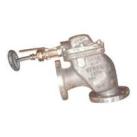 Sea Brass Angle Type Storm Valve - Color: Silver