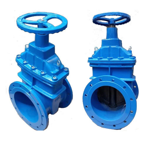 Blue Industrial Sluice Valve