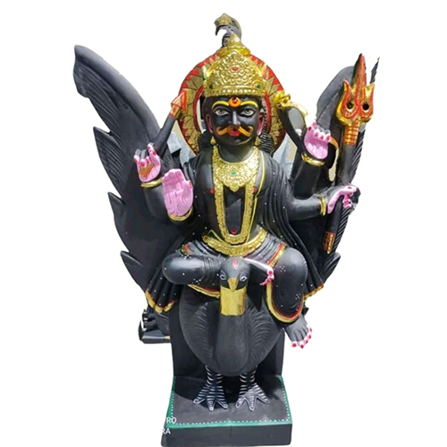 Shani Dev Marble Statue