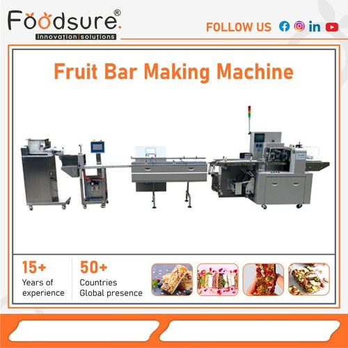 Fruit Bar Making Machine - Capacity: Upto 500 Kg Kg/Hr