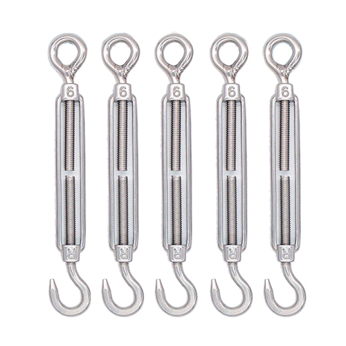 Turn Buckle - Silver Finish, Strong and Durable Design | Easy to Operate, High Quality for Industrial Use