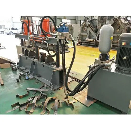 Gray Hydraulic Steel Hoop Molding Machine