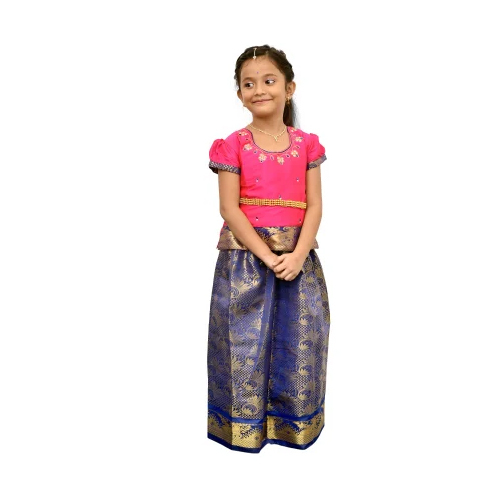 Kids Fancy Pattu Pavadai