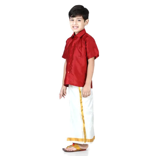 Vesti Shirt Kids Dhoti