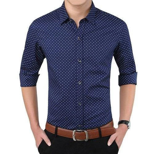 Washable Mens Semi Casual Shirt