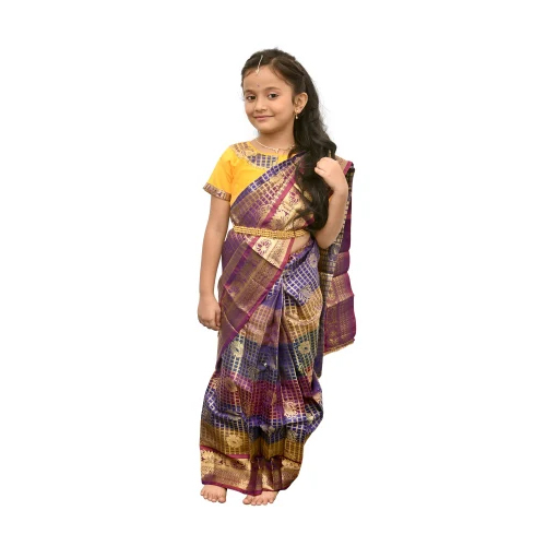 Kids Printed Saree