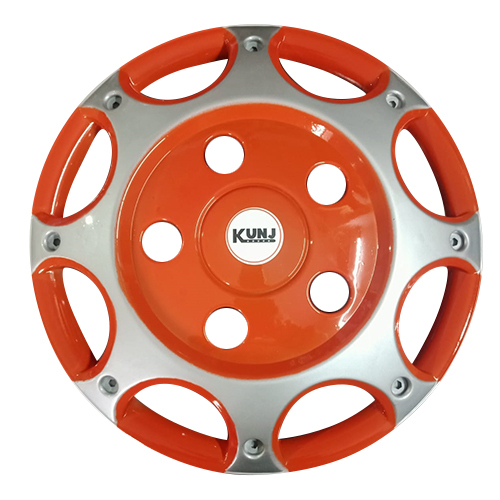 Orange Wheel Cap