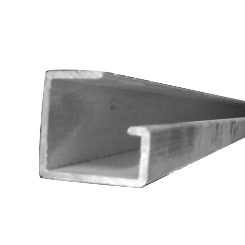 Aluminium Hospital Curtain Track Profile - Aluminium Material, Multiple Sizes, Silver Color | Ideal for Hospital Curtain Hanging