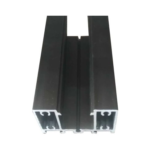 Aluminium Office Partitions - Various Sizes Matte Black Finish Durable and Corrosion Resistant Design