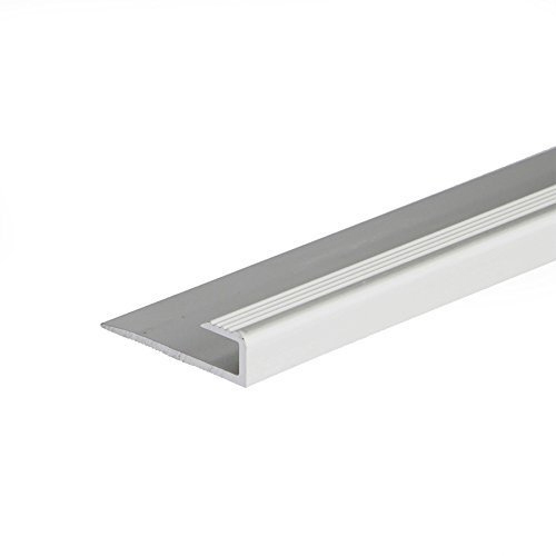 White Aluminium Edge Profile
