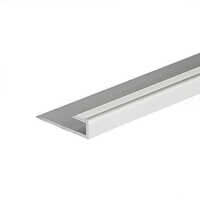 Aluminium Edge Profile - Color: White