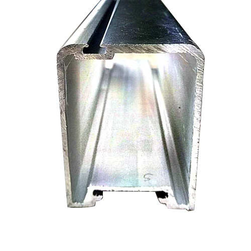Slim Aluminium Partition Profile - High-Grade Aluminum , Different Sizes , Silver Color , Durable and Corrosion-Resistant for Industrial Use