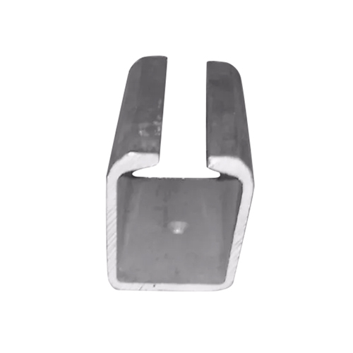 Aluminium Single Top Track Channel - Grey Color, Rigid Structure , Durable Performance, Smooth Functioning, Easy Installation, High Strength, Corrosion Resistance