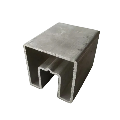 Silver Industrial Aluminium Glass Railing