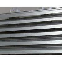 Aluminium Ventilation Louvers - Grey Rectangular, Coated Surface Treatment | Tailored Hardness, Durability And Rigid Design For Efficient Air Circulation