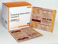 Omeprazole Tablet - 20 Mg, Orange | Acid Reduction, Easy To Swallow, Gastro Protection, Heartburn Relief, Ulcer Healing, Blister Pack