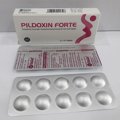 Doxylamine  Pyridoxine  Folic Acid Tablets General Medicines