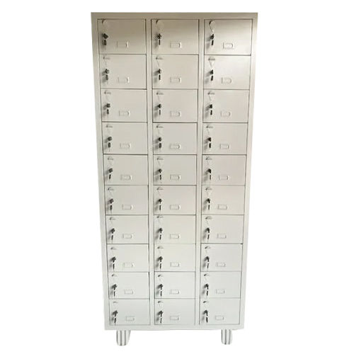 White Mild Steel Lockers