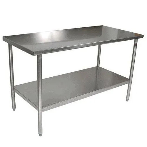 Silver Kitchen Stainless Steel Table