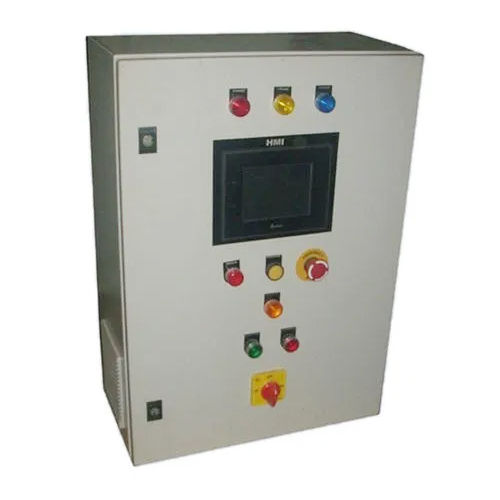 110 Kw Plc Control Panel Cover Material: Metal Base