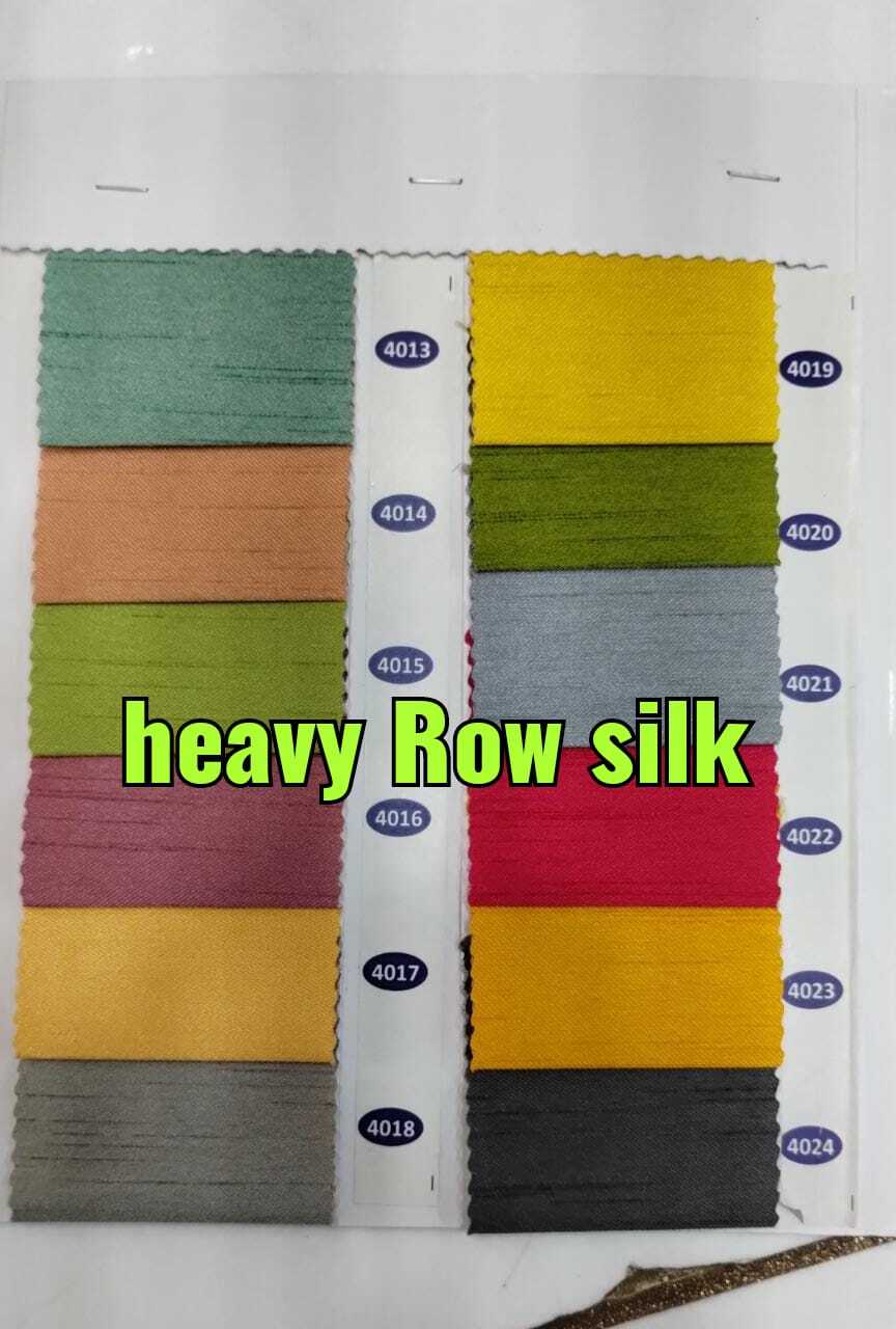 Heavy Row Silk Fabric