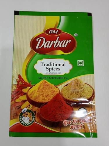 Multicolor Spice Packaging Pouch