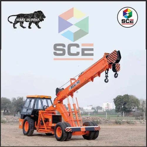 15 Ton Hydra Crane Application: Construction