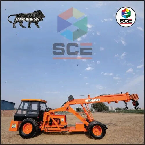 Mild Steel Hydraulic Crane Application: Construction