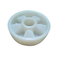 Hand Pallet Nylon Wheel 180x50 - Nylon Material, 180 X 50 Mm Size, White Color | 47 Bearing Size 6204, Industrial Application For Pallets