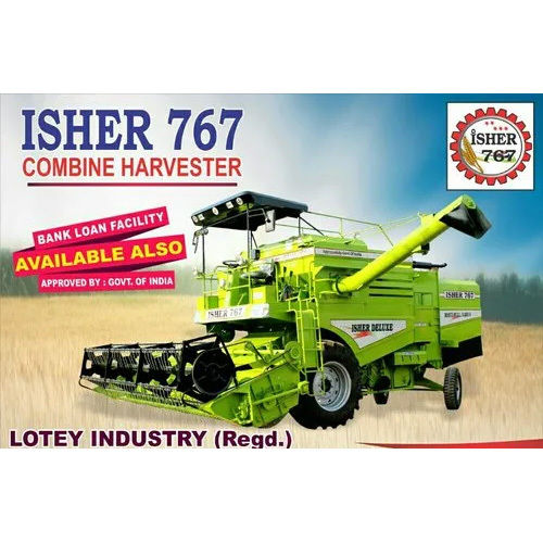 Track Combine Harvester Engine Type: Air Cooled