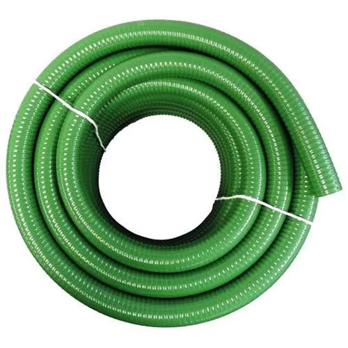 110 mm Agriculture PVC Suction Hose - PVC Material, 110 mm Inner Diameter, Green Color, 1 Meter Length | Round Shape, Designed for Water Usage