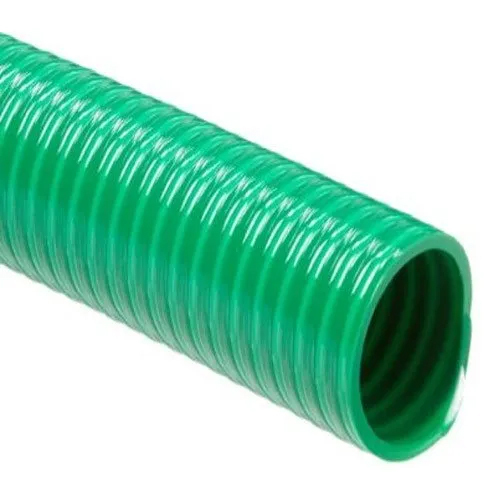Green 65Mm Pvc Water Suction Hose