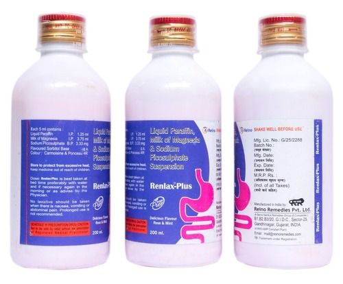 Liquid Paraffin   Milk Of Magnesia   Sodium  Picosulphate  Suspension - Drug Type: Health Supplements