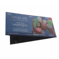 Outdoor Flex Hoarding - Pvc Material, 6x4x6 Foot Dimension | Clear Display, Durable Design, Customized Shape, Available In Various Sizes
