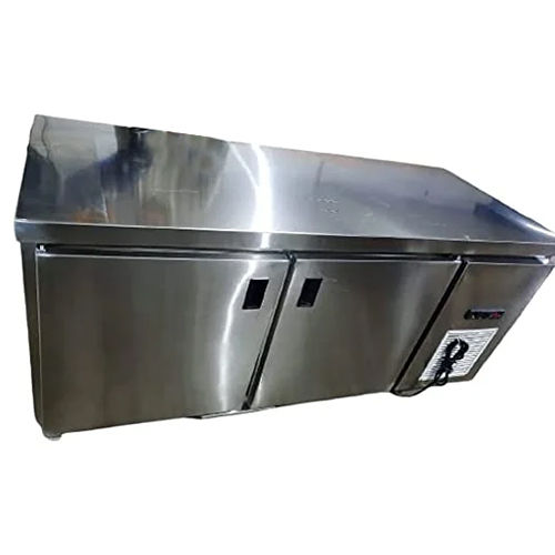 Silver Steel Under Counter Refrigerator