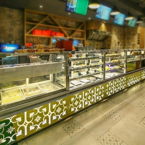 Toughened Glass Display Counter
