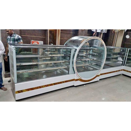 Transparent Glass Sweet Display Counter