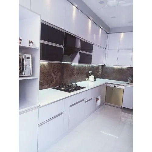 PVC Laminated Modular Kitchen