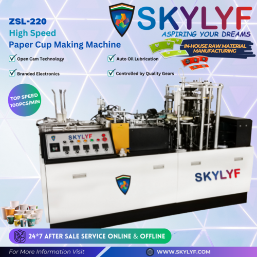 Automatic paper cup making machine