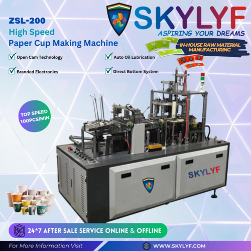 Automatic Paper Cup Making Machine - Cutting Thickness: Different Available Millimeter (Mm)