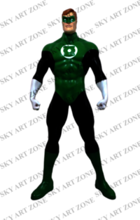 Fiberglass The Green Lantern Statue