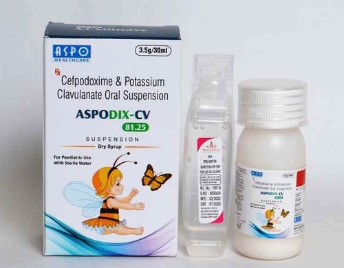 Cefpodoxime Clavulanic Dry Syrup - 100mg/62.5mg Dosage | Broad Spectrum Accurate Dosage Safe for Kids Convenient Packaging Easy to Use Effective Treatment Fast Relief